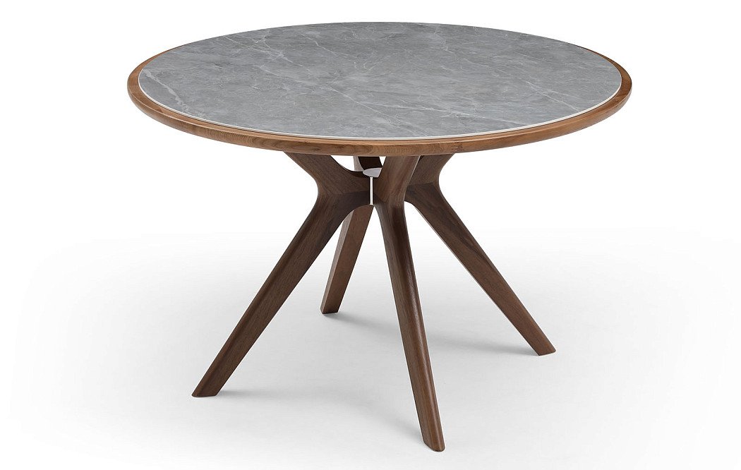 Стол Tango 100, серая керамика/орех - фото 6