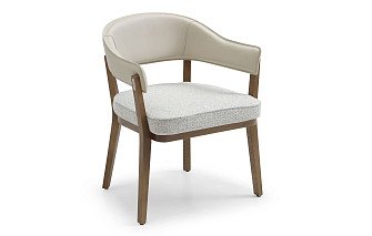 Стул Ernest, бежевый/серый/орех