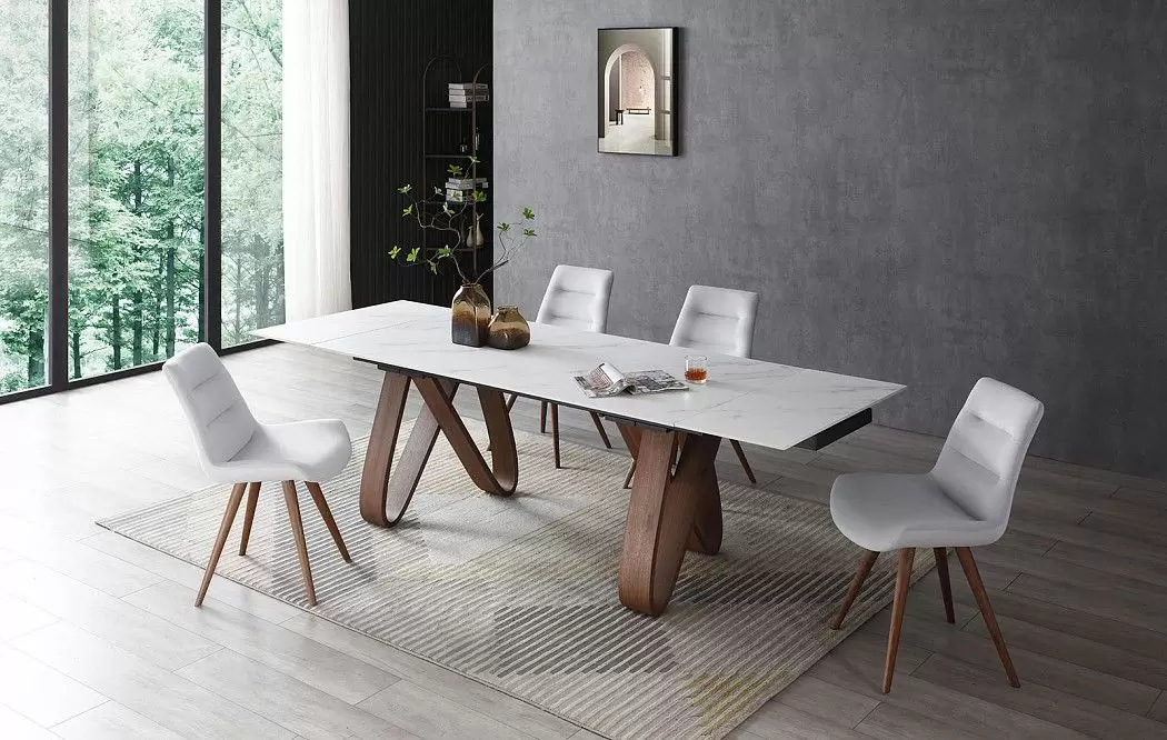 Стул Max, серо-бежевый/орех - фото 4