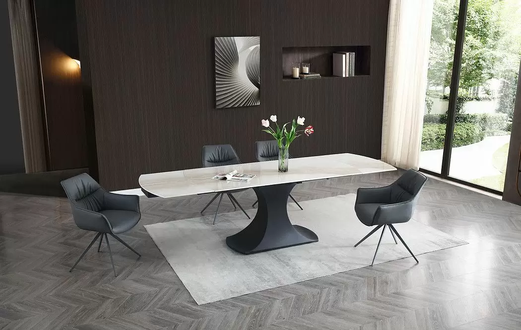 Стол Claudia + 4 кресла Cintia