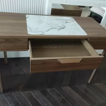 Стол письменный Stanford, орех/мрамор