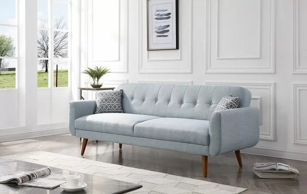 Диван-кровать Selina, серо-голубой - фото 12