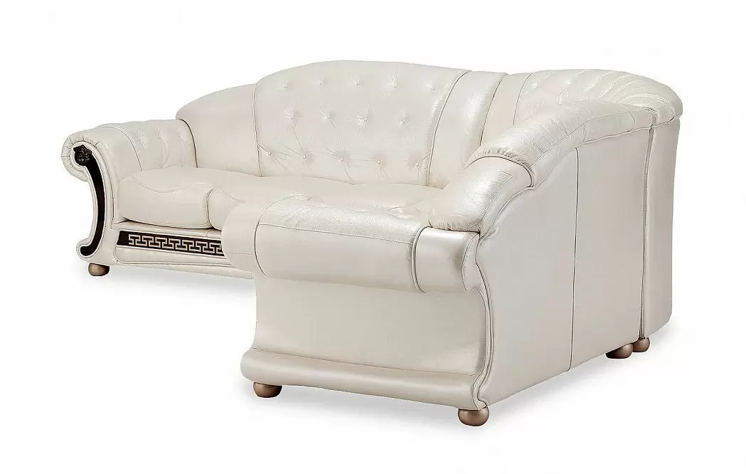 Диван-кровать Versace угловой (правый), жемчуг - фото 7