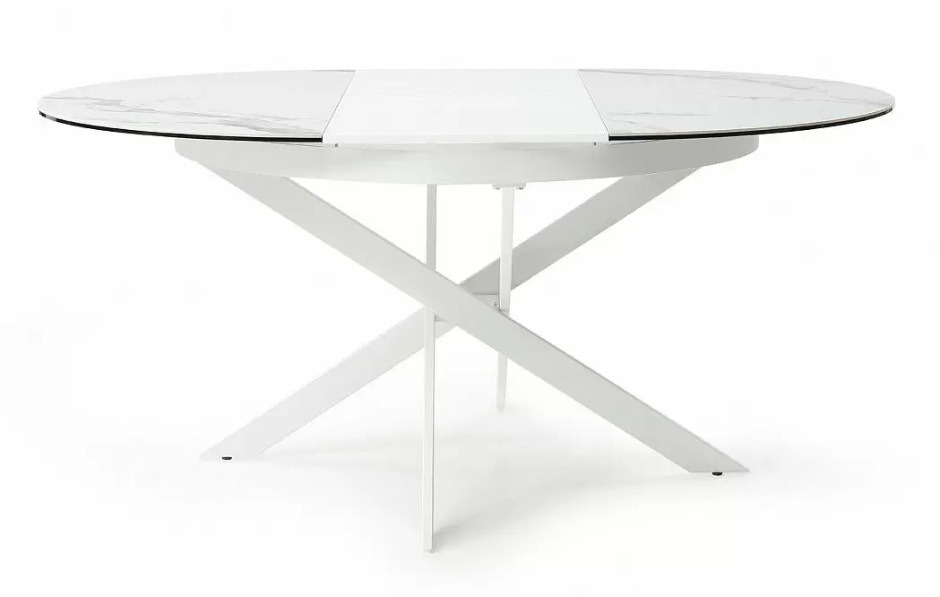 Стол раскладной Diona 120-170, керамика "каррарский мрамор" - фото 12