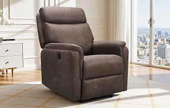 Кресло-реклайнер Stanley, коричневый