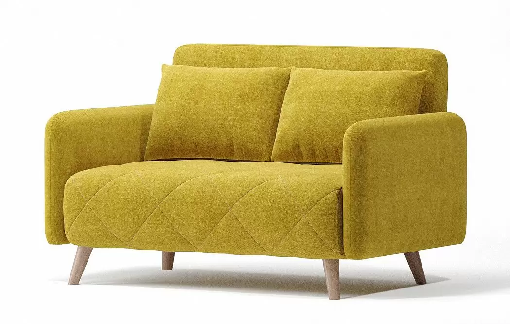 Диван-кровать Cardiff, горчичный - фото 3