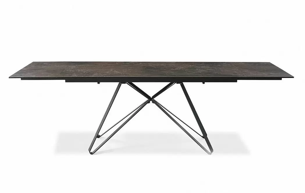 Стол раскладной Butterfly 160-240, темная керамика - фото 6