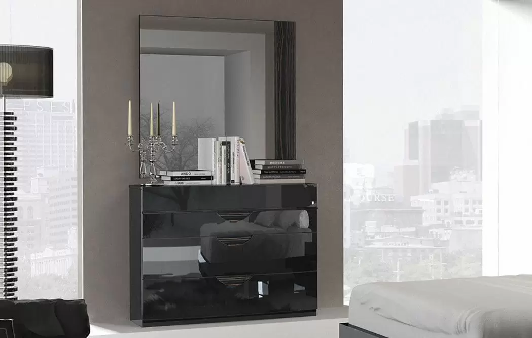 Комод Santiago (110), черный - фото 3