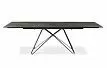 Стол раскладной Butterfly 160-240, темная керамика