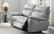 Диван-реклайнер Allison 2-х местный, светло-серый