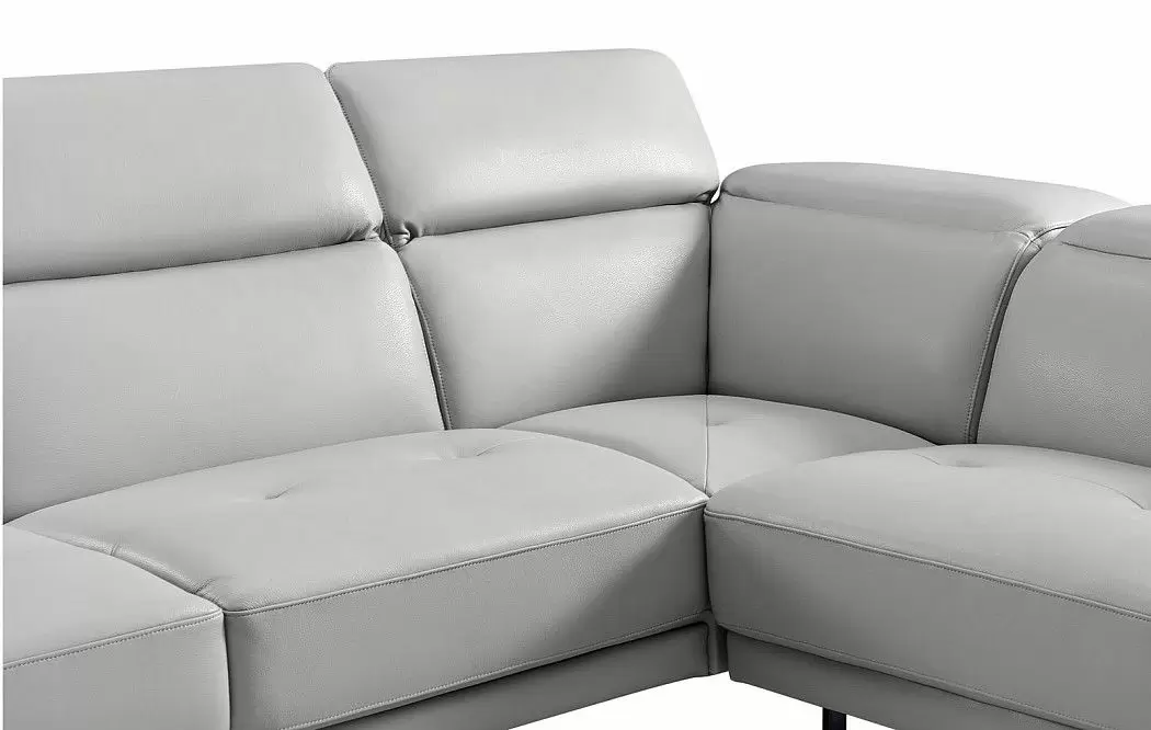 Диван Lester угловой (левый), светло-серый - фото 8