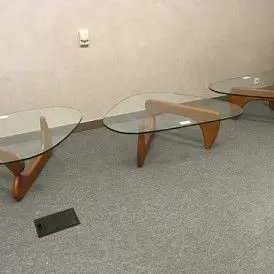 Стол журнальный Muse (в стиле Noguchi), коричневый