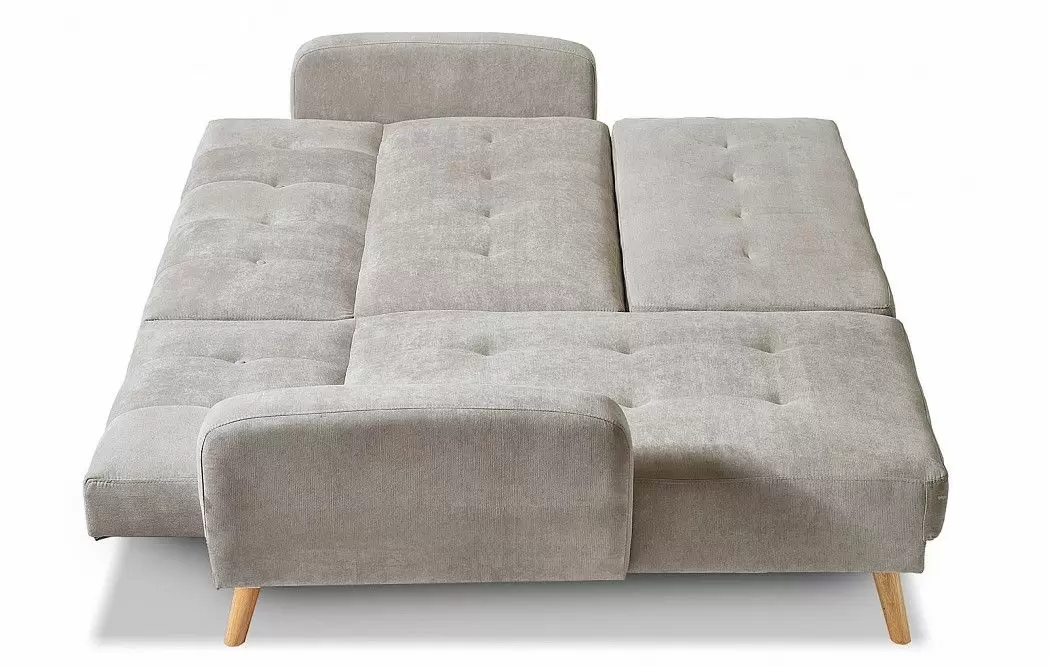 Диван-кровать Christy угловой (левый), серо-бежевый цвет - фото 10