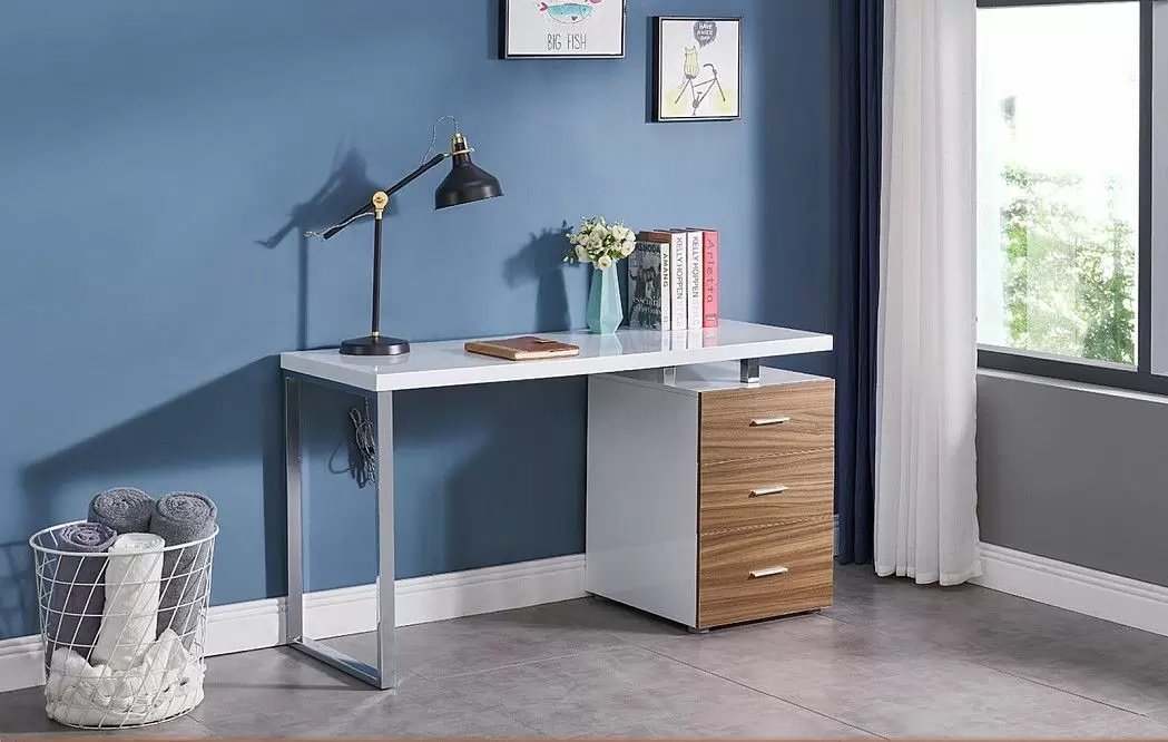 Стол письменный Endeavor, белый/дерево