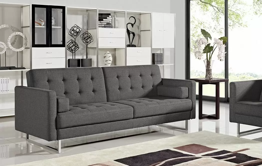 Диван-кровать Chicago 3-х местный, серый