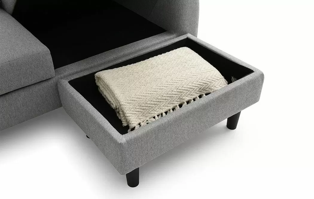 Диван-кровать North угловой (правый), серый - фото 8