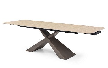 Стол раскладной Torino 160-240, песочная керамика