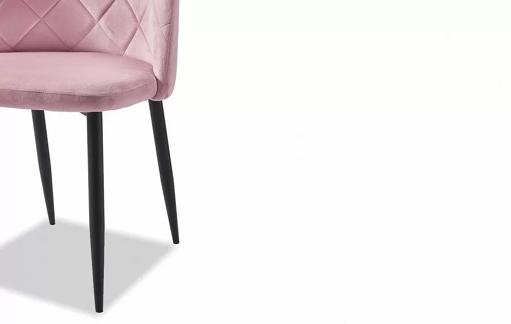 Стул Jill, розовый/черный - фото 5