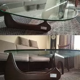 Стол журнальный Muse (в стиле Noguchi), коричневый