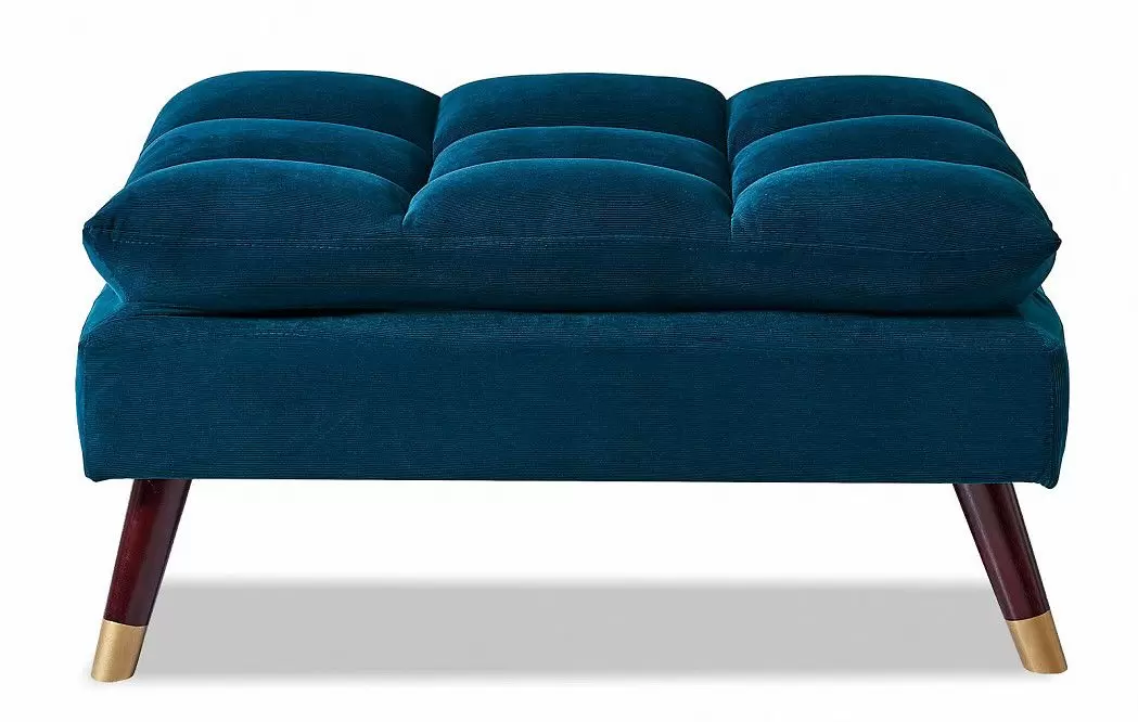 Оттоманка Lucia, темно-синий/орех - фото 4