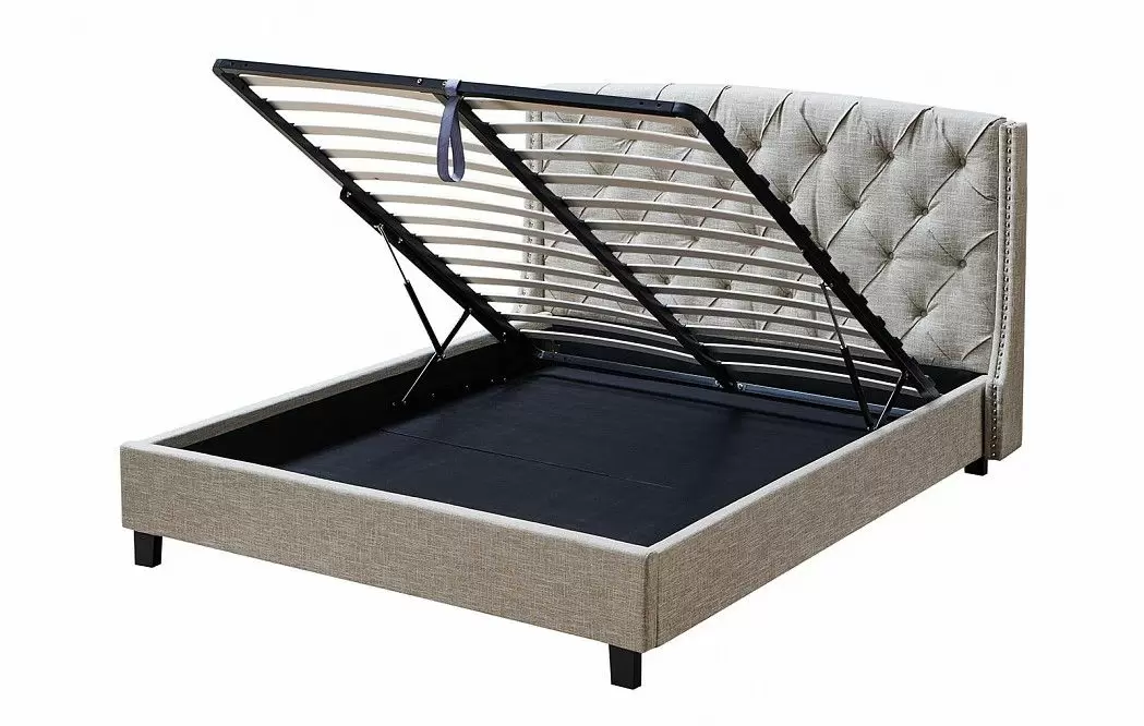 Кровать Evita Grand, кремовый - фото 6