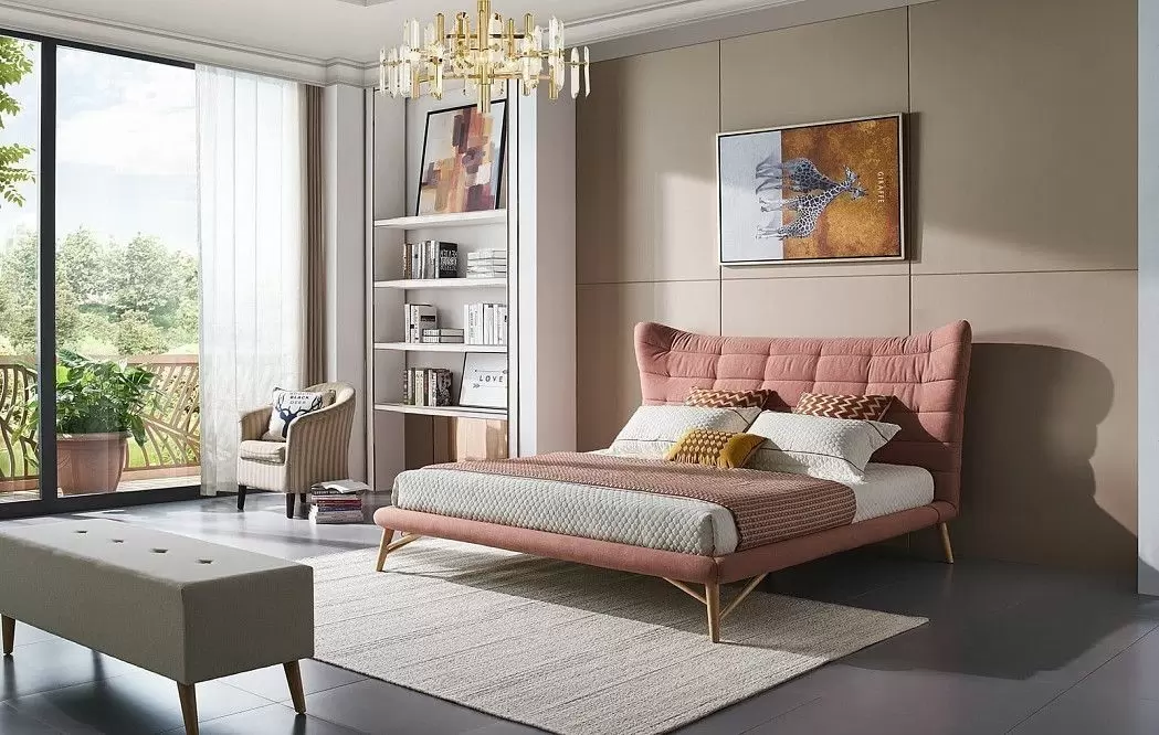 Кровать Venezia 180х200, коралловый