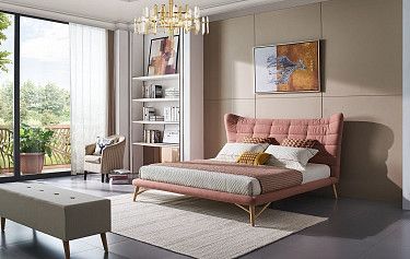 Кровать Venezia 180х200, коралловый