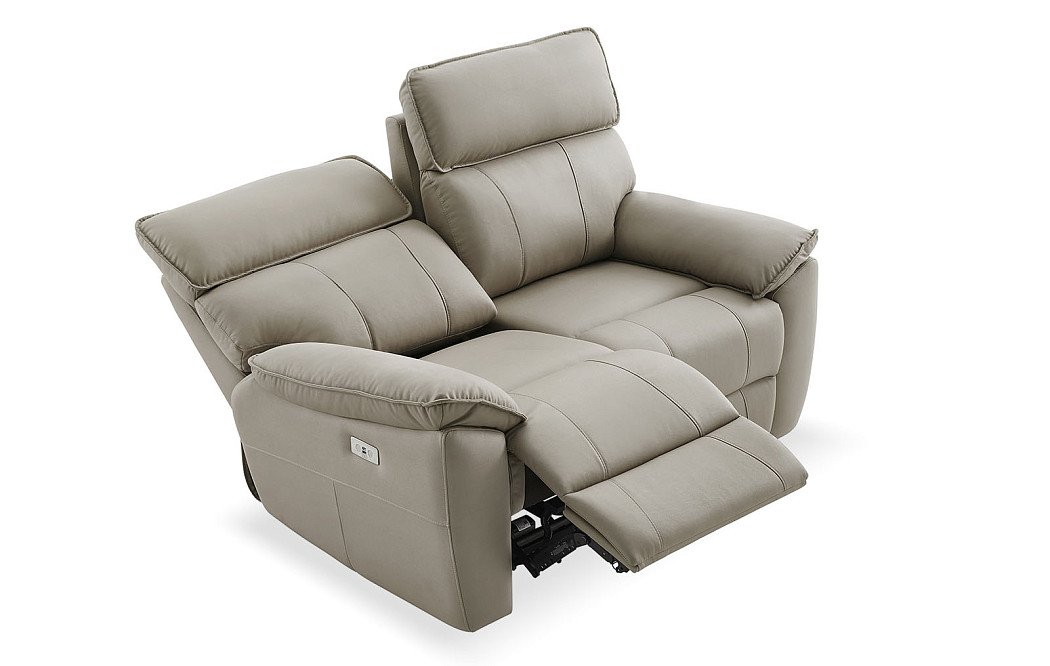 Диван-реклайнер Allison 2-х местный, песочный - фото 7