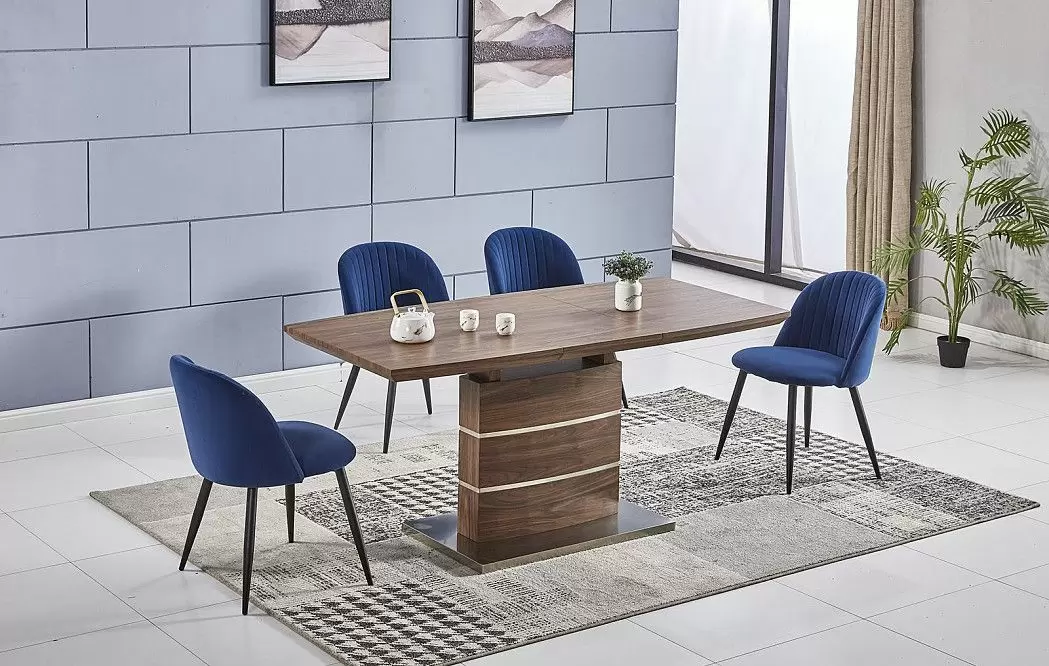 Стул Angela, темно-синий/черный - фото 3