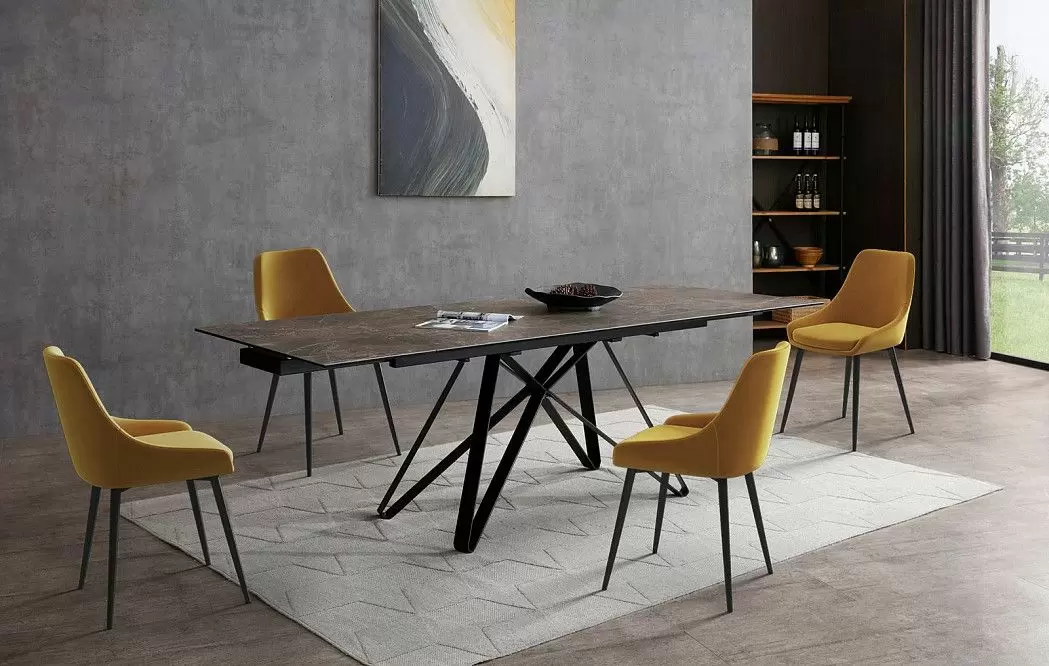 Стол раскладной Butterfly 180-260, темная керамика - фото 3