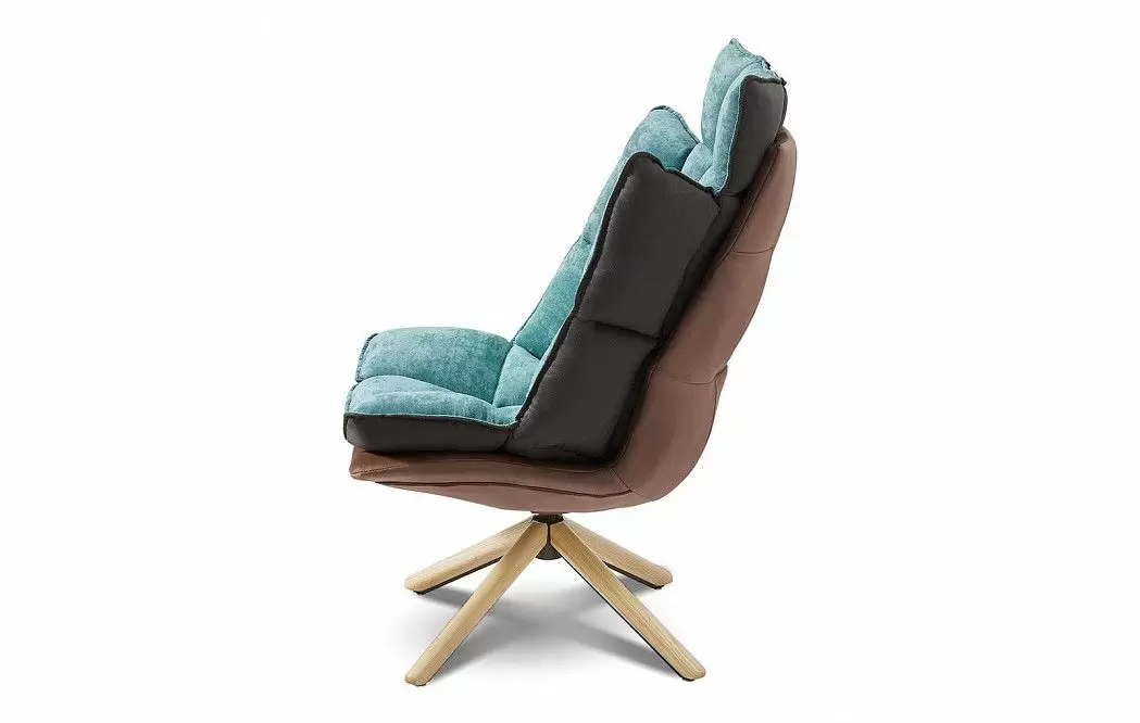 Кресло в стиле Husk, бирюзовый - фото 4