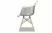 Стул Aura (в стиле Eames), серый прозрачный
