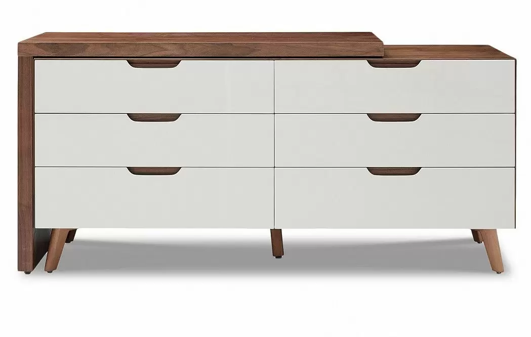 Комплект для спальни Borneo, бежевый/орех/белый - фото 18