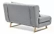 Диван-кровать Rosy 2-х местный, серый/без принта
