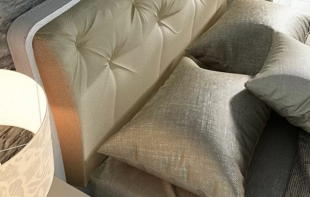 Кровать (Композиция 6), дуб декапе белый/песочный - фото 4