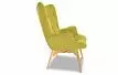 Кресло с оттоманкой Contour, желто-зеленый