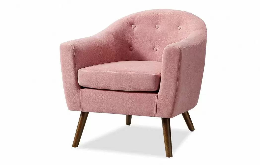 Комплект мягкой мебели Florence, коралловый/орех - фото 18