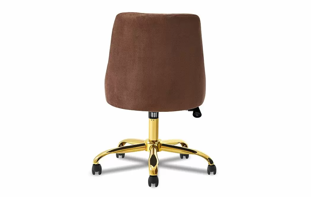 Кресло Aida, коричневый/золото - фото 8