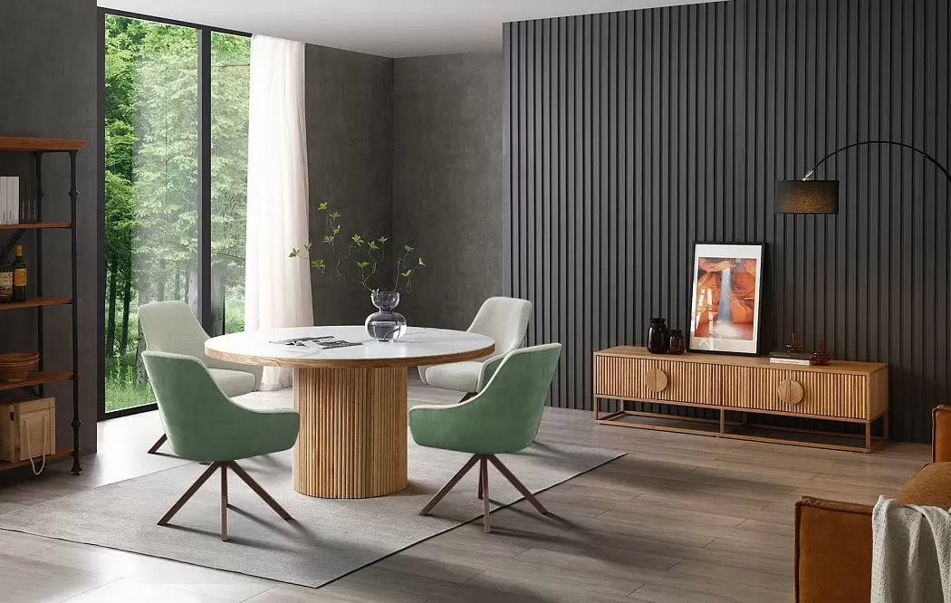 Стол Adriana 150, белая керамика/ясень - фото 13