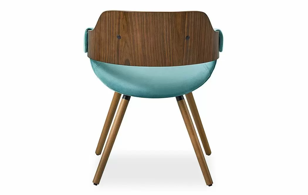 Стул Jody, голубой/орех - фото 8