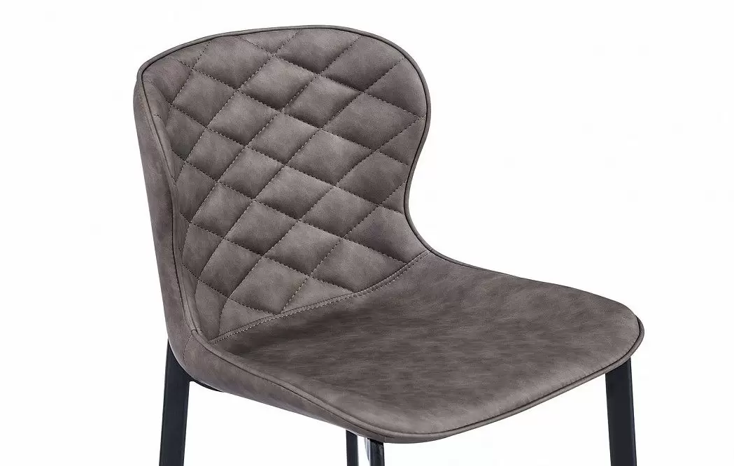 Стул полубарный Peggy (65), матовый коричневый/черный - фото 4