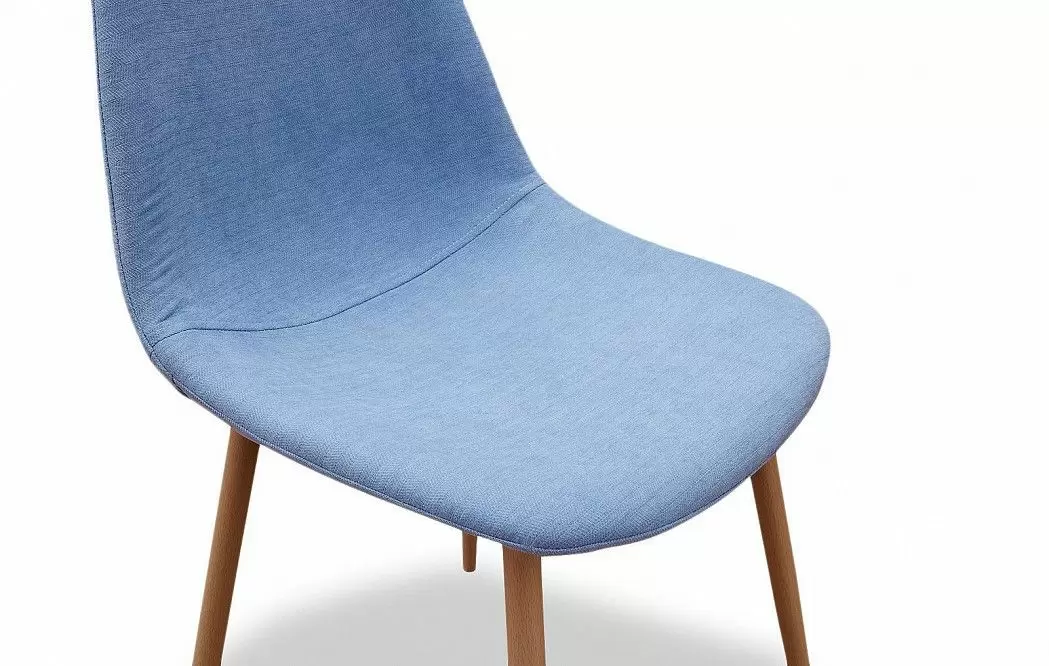 Стул Jackson, голубой/дерево - фото 4