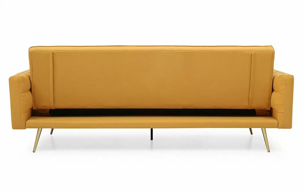 Диван-кровать Madrid, желтый/золотые ножки - фото 11