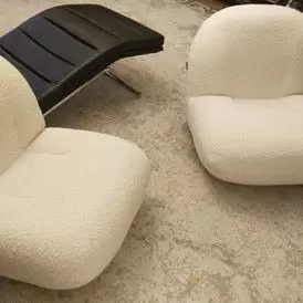 Кресло Cloud, марсала/золото