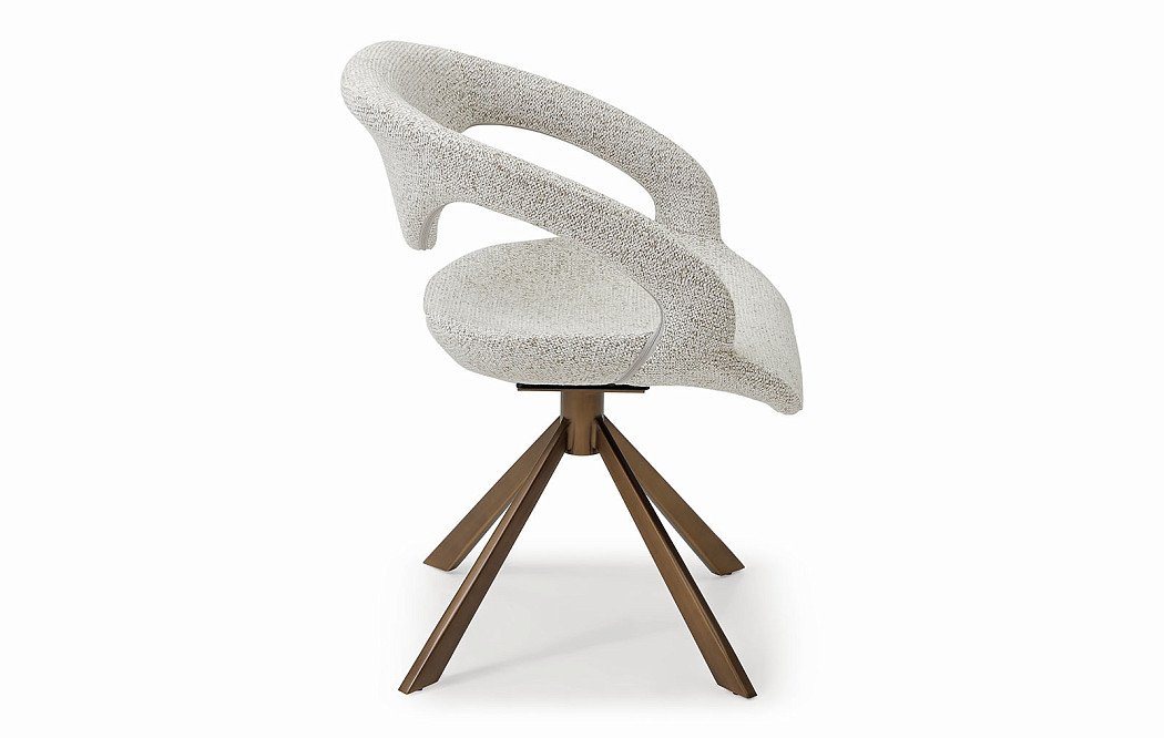 Стул Evelyn, кремовый/бронза - фото 7