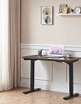 Стол London (120) орех, регулируемая высота, электропривод