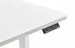 Стол New York (140) белый, регулируемая высота, электропривод