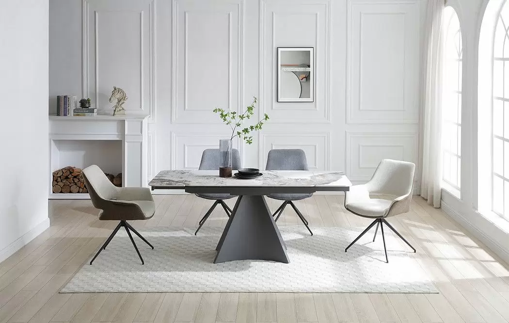 Стол раскладной Granada 120-180, светлая керамика - фото 4