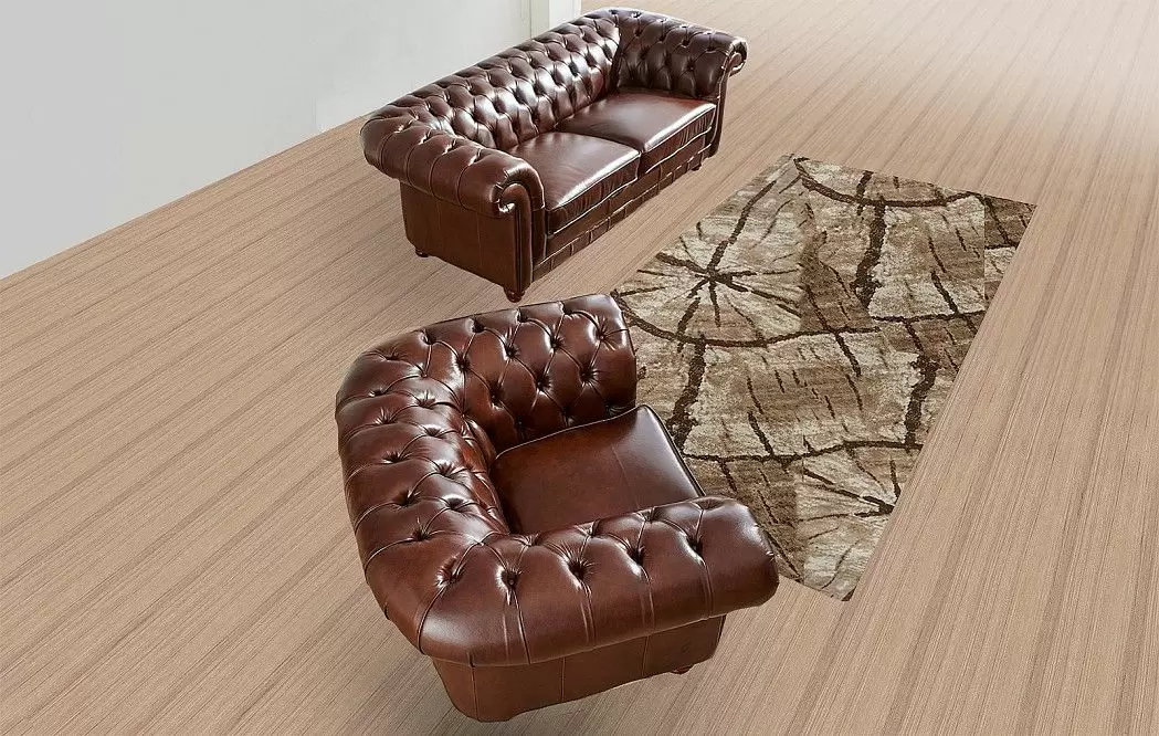 Диван Richard 2-х местный, коричневый - фото 12