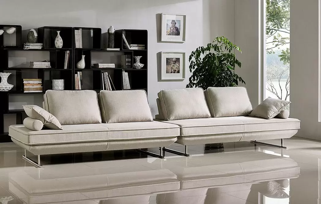 Диван-трансформер Bergamo угловой, бежевый - фото 3